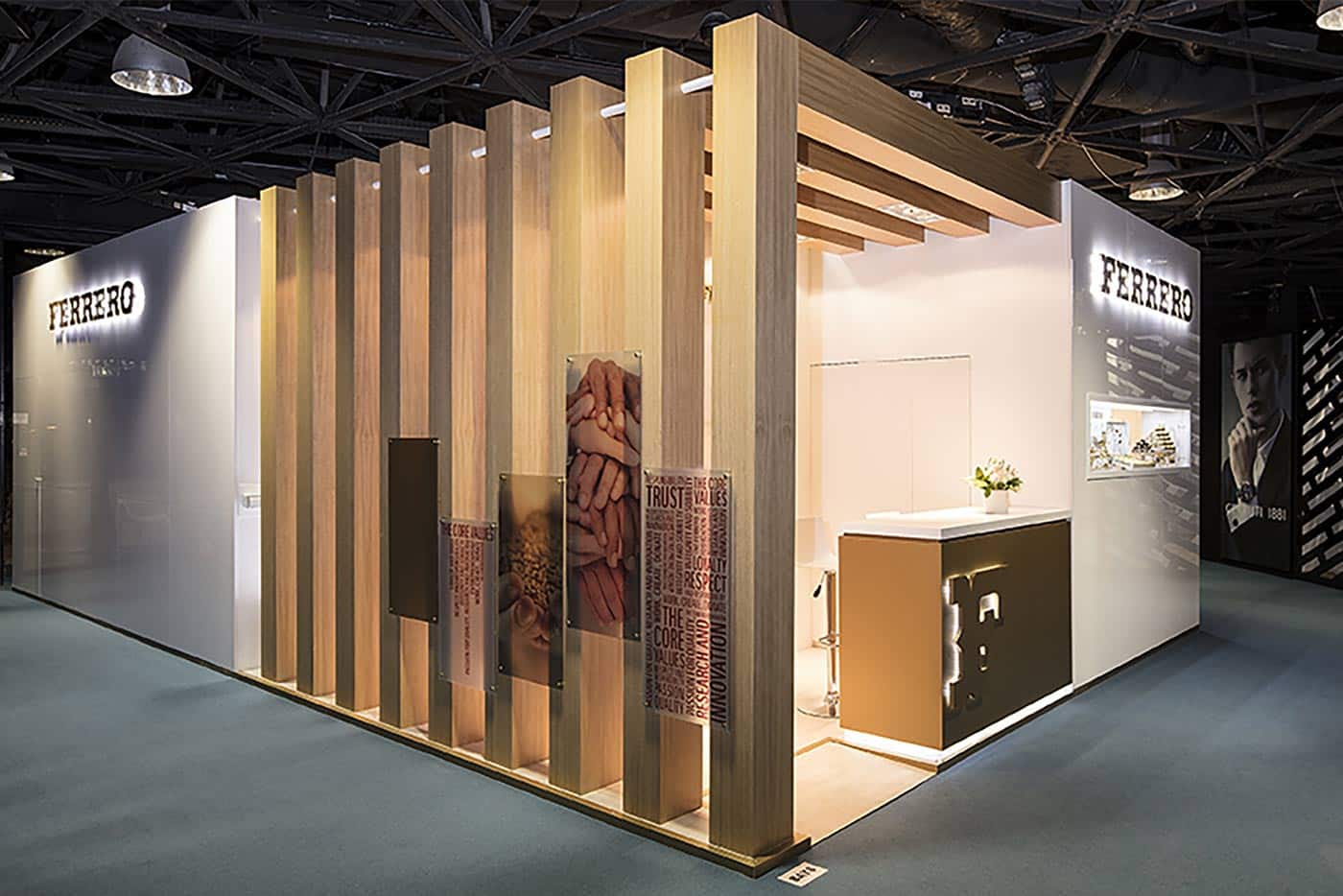 ferrero exhibition stand realization