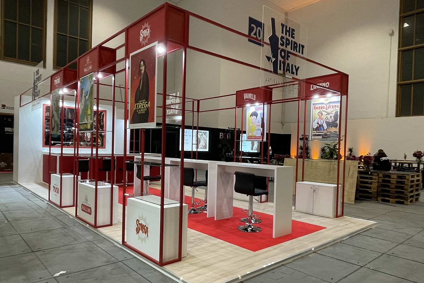 the spirit of italy exhibition stand design